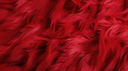 red feathers background - obrazy, fototapety, plakaty