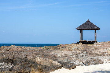 beach hut on the island of island
