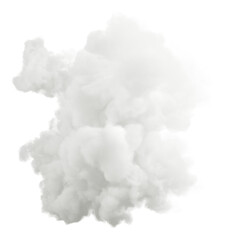 Clouds climate relaxing shapes cutout transparent backgrounds 3d rendering png