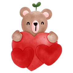 teddy bear with heart