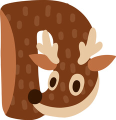 Antler Alphabet Letter B