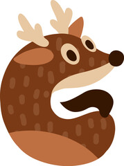 Antler Alphabet Letter G