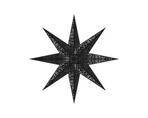 Obraz premium compass rose logo