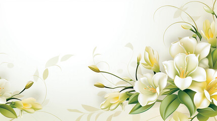 Obraz premium bouquet of white flowers