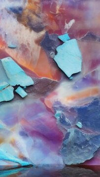 vertical looping opal gemstone rock texture background wallpaper