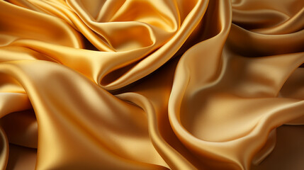 Obraz premium golden silk background HD 8K wallpaper Stock Photographic Image 