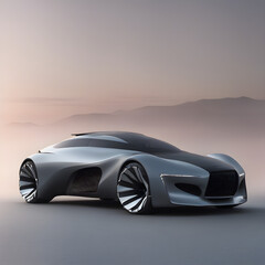 A futuristic car