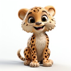 Cheetah cartoon character