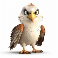 Fototapeta premium Eagle cartoon character