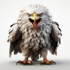 Fototapeta premium Eagle cartoon character