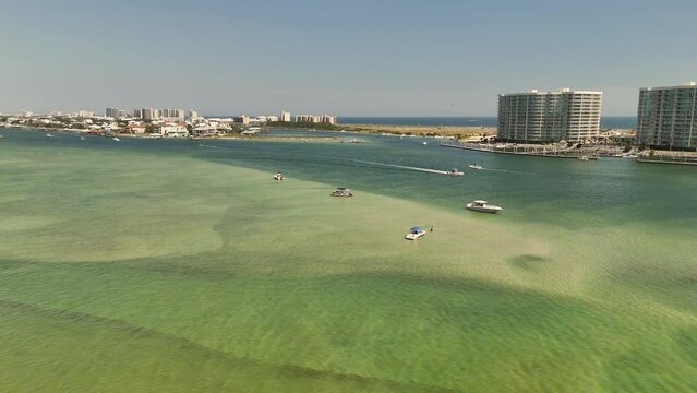 Aerial view of condos near Ono Island Alabama