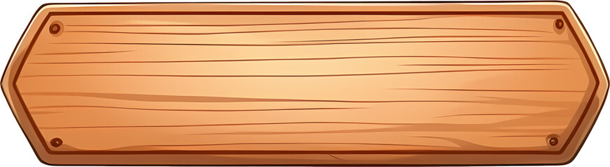Fototapeta premium Wooden banners. Rustic signboard and direction board wooden blank ribbons vector design template. Textured billboard illustration