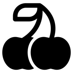 cherry icon vector illustration asset element
