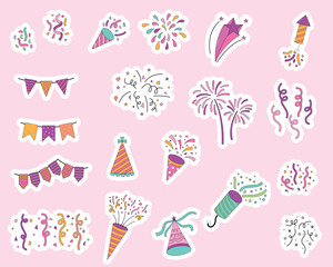 Colorful Confetti Cascade Celebrations