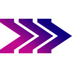 Neon Cyberpunk Arrow