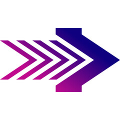 Neon Cyberpunk Arrow