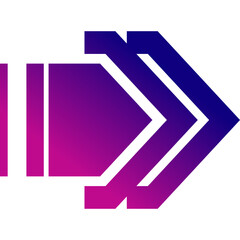 Neon Cyberpunk Arrow