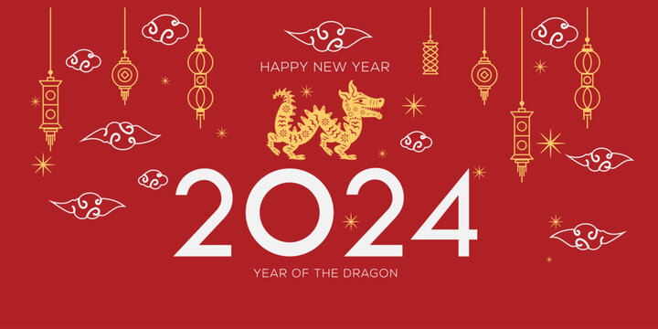Happy new 2024 year, Chinese New Year.