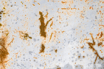 Abstract rusty plate background with metal corrosion and scratches