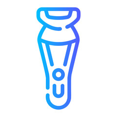 electric razor Line Gradient Icon