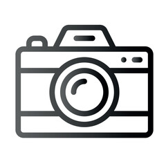 Very Clear black gradient vector ICON on white background for business and infographic designs