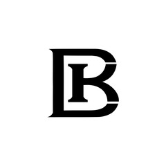 bk logo design  - obrazy, fototapety, plakaty