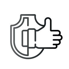 Obraz premium Very Clear black gradient vector ICON on white background for business and infographic designs