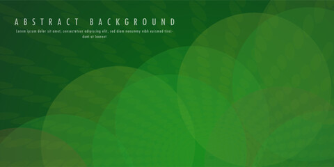 Abstract green color background. Dynamic shapes composition. Eps10 vector