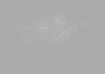 Dust texture isolated on a black background. Vector illustration of a littered background. The backdrop of wear and tear