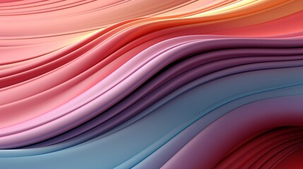 Abstract futuristic Full-color rainbow background with wave design Realistic 3D wallpaper with luxury flowing lines. Elegant backdrops for poster, websites, brochures, banners, apps, etc.