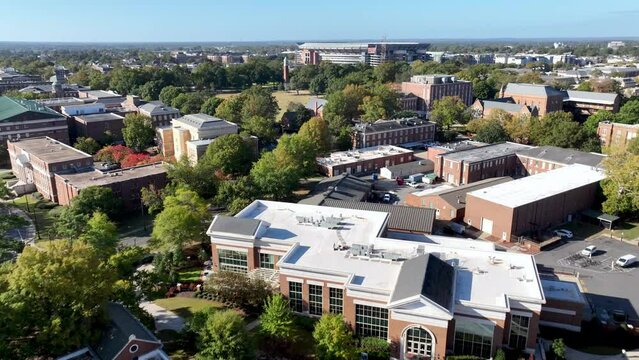 Tuscaloosa Alabama University of Alabama Campus with Stadium in Background