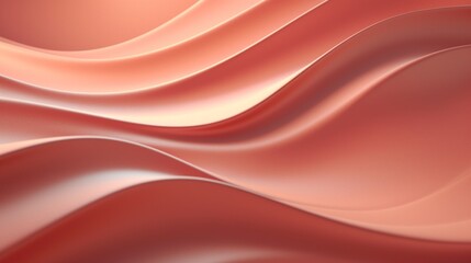 Rose Gold Radiance on 3D Wavy Textured Background with Geometric Surface. Different Color.