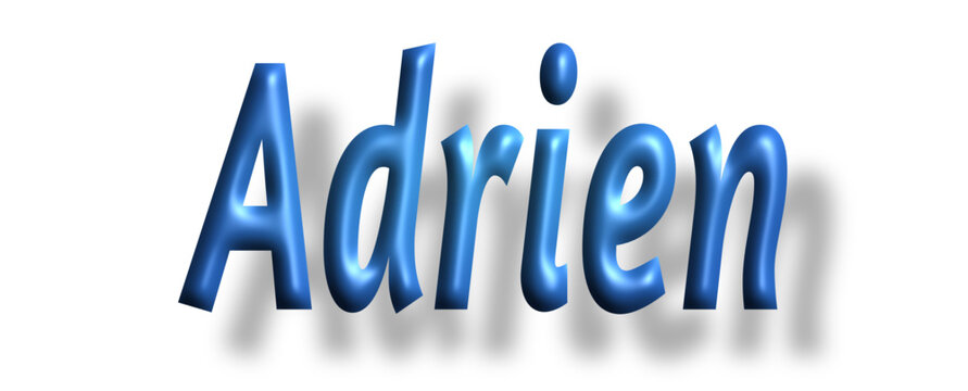 Adrien - light blue/ blue color - writen name - ideal for websites, emails, presentations, greetings, banners, cards, books, t-shirt, sweatshirt, prints, cricut, silhouette,
