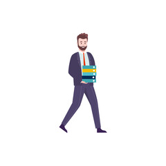 set of cool men's poses in suits standing