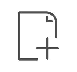 Ai chat bot related icon outline and linear vector.