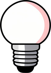 The light bulb is full of ideas And creative thinking, analytical thinking for processing. Light bulb icon. ideas symbol illustration.