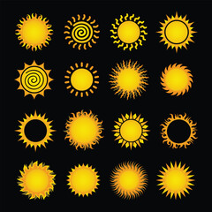 Sun Vector set