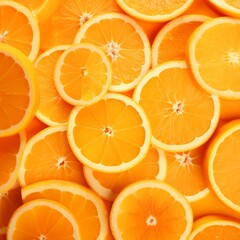 fresh orange slices for background use, full frame