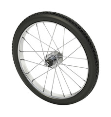 Naklejka premium Bike tire isolated on transparent background. 3D illustration