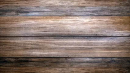 Foto op Aluminium Old wood light brown texture background, wood planks. Grunge wood wall pattern. High quality photo © oksa_studio