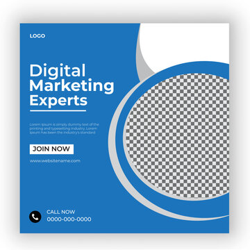 Corporate and Digital marketing social media post template