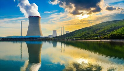Nuclear Power Plant - obrazy, fototapety, plakaty