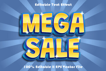 Mega Sale Editable Text Effect