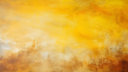 Abstract watercolor paint background dark yellow color grunge texture for background
