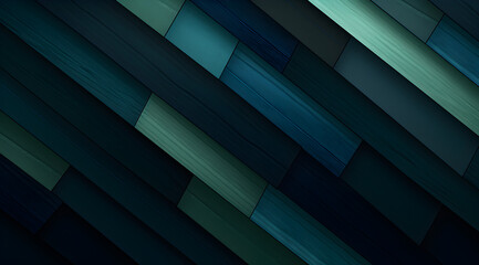 Sleek geometric pattern with varying shades of green creating a modern and stylish abstract background.