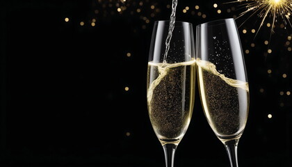 Celebratory Cheers: A Symphony of Sparkling Wine and Joy