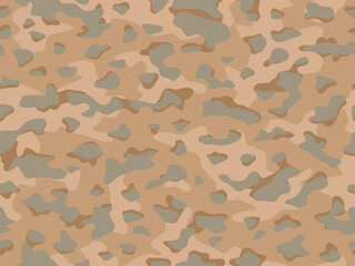 Full seamless abstract military camouflage skin pattern vector for decor and textile. Green army camo design for textile fabric print.