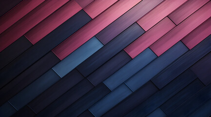 Sleek diagonal textured stripes with a smooth pink and dark blue gradient, perfect for a modern background.