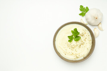 Mashed potatoes, concept of tasty and delicious food