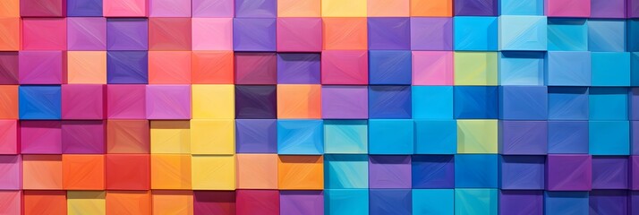 Wide screen colorful abstract wallpaper background design